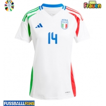 Italien Federico Chiesa #14 Auswärtstrikot Frauen EM 2024 Kurzarm